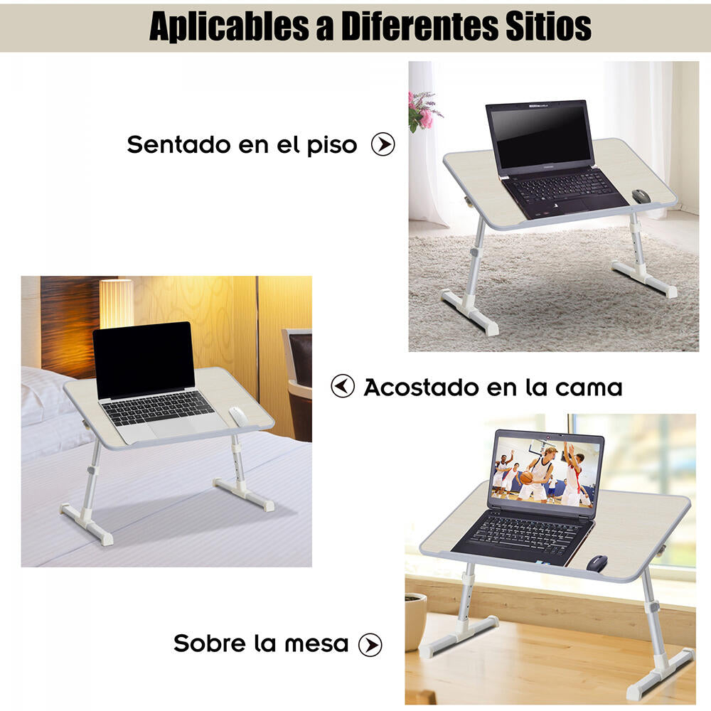 Mesa Plegable para ordenadores portátiles con ventilador USB adaptable