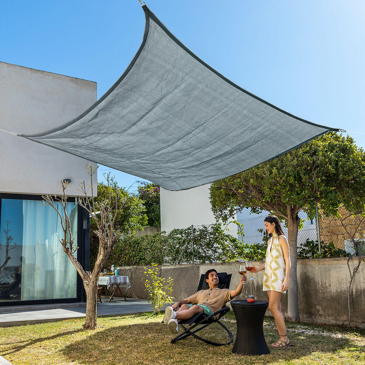 Toldo Vela de Sombra Rectangular 2 x 3 m