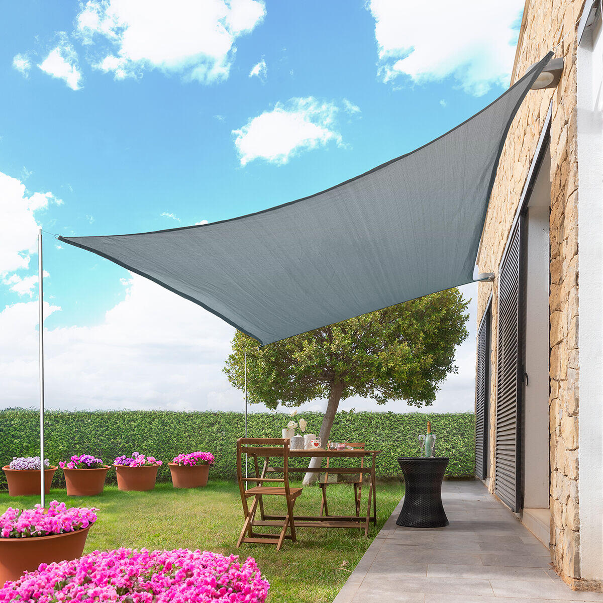 Toldo Vela de Sombra Rectangular 2 x 3 m