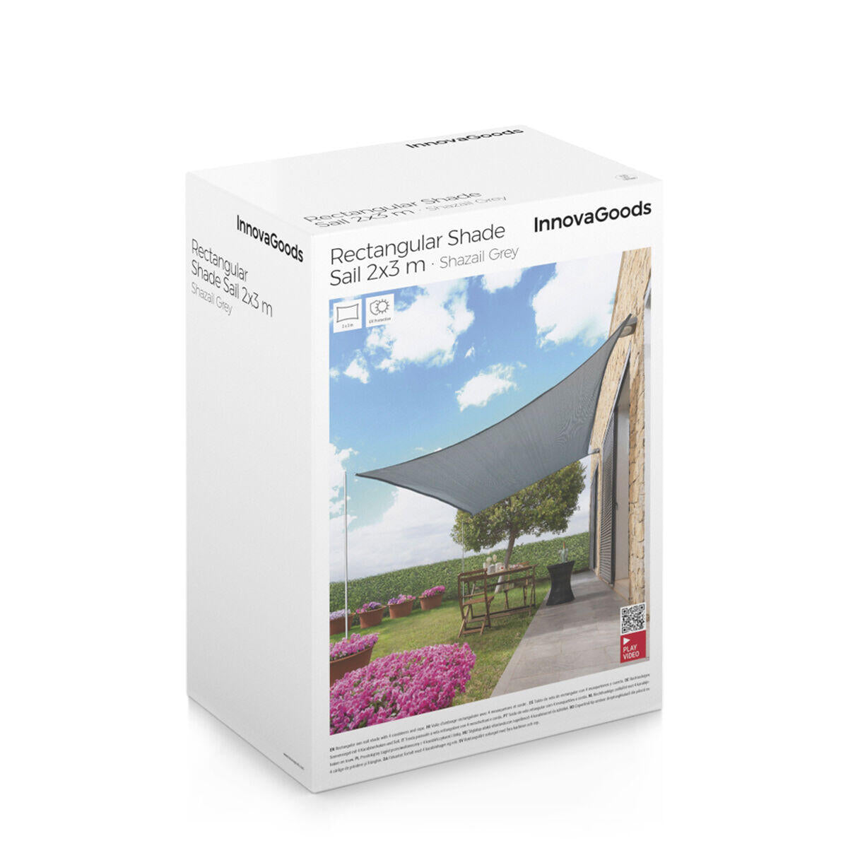 Toldo Vela de Sombra Rectangular 2 x 3 m