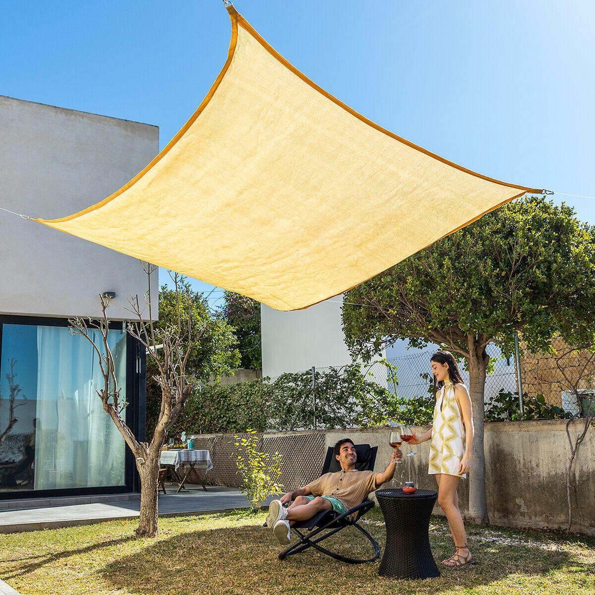 Toldo Vela de Sombra Rectangular 2 x 3 m